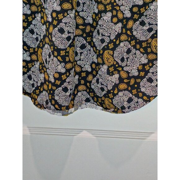 **WXYZ** Youth Short-Sleeve Skull Print Button-Up Shirt — Size S - Picture 9 of 9